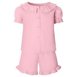 Kids linen T-shirt and short set