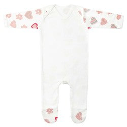 Valentine’s Day baby grow