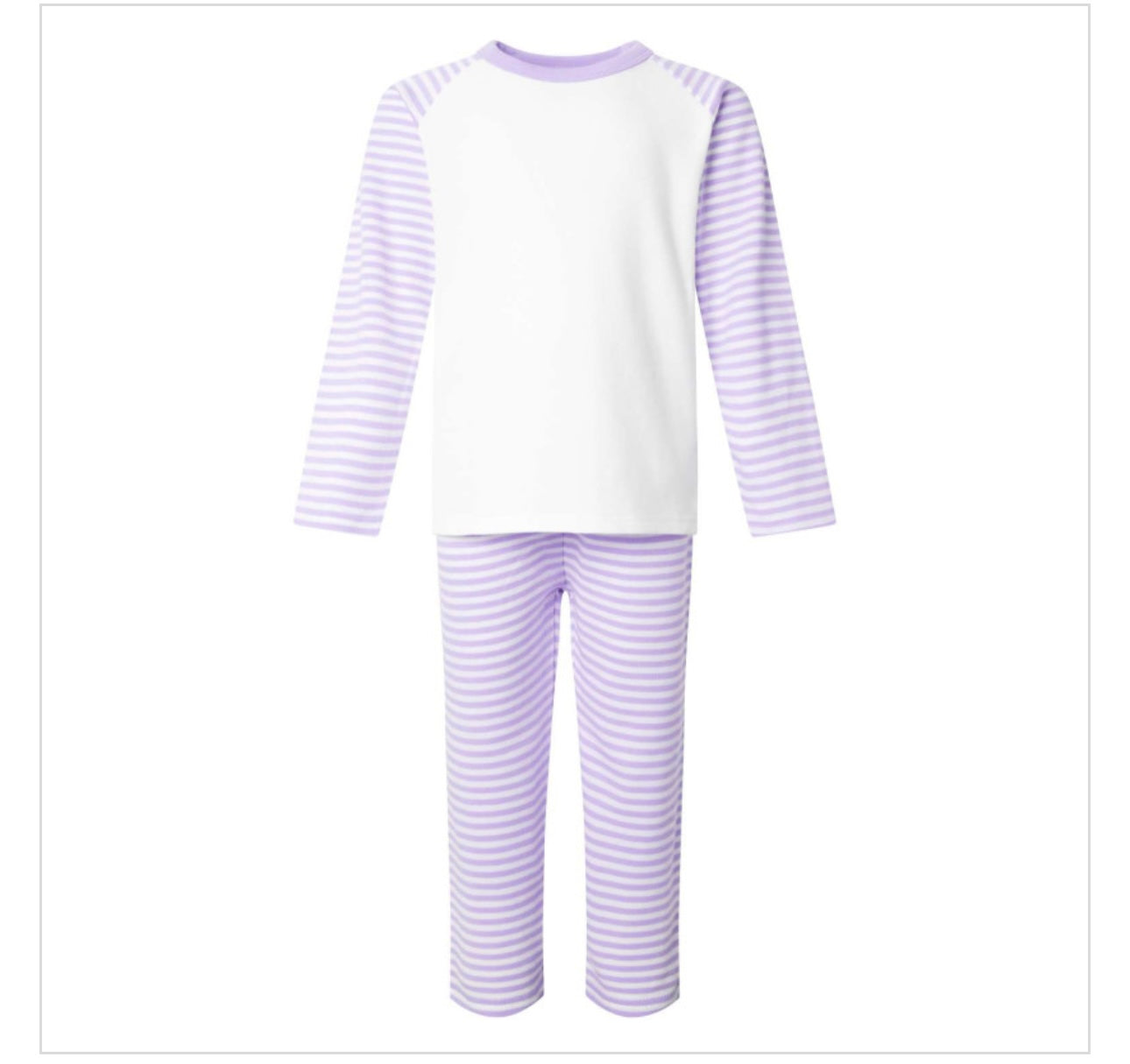 Pastel stripe Easter pyjamas