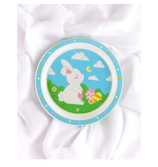 Easter plastic plate