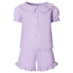 Kids linen T-shirt and short set