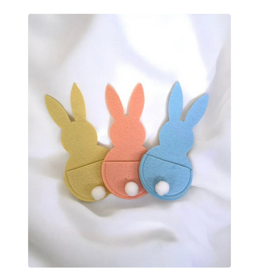 Easter felt cutlery holders x6