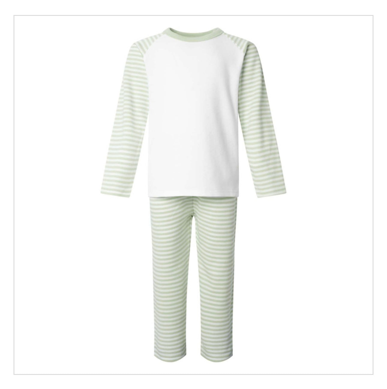 Pastel stripe Easter pyjamas