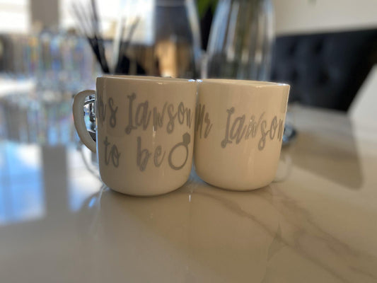 Personalised white mug